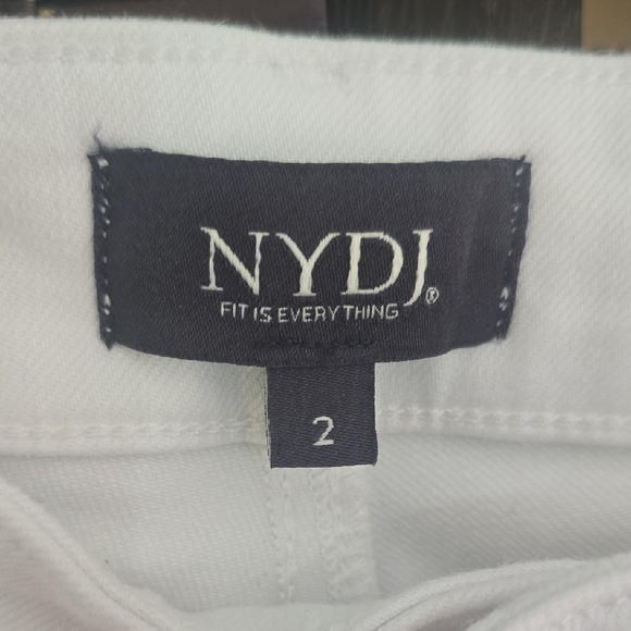 NYDJ Women's Crisp White Ankle Jeans - Picture 4 of 10